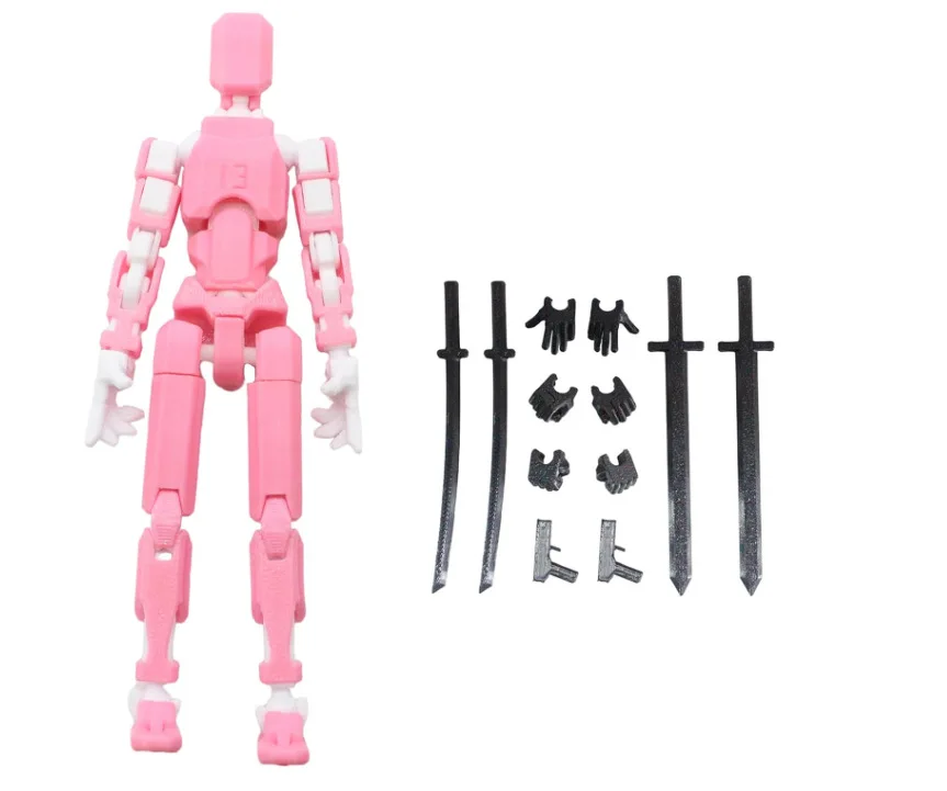 3D Printed Creative Action Figure Lucky Doll 13 movable joint Robot Action Figure DIY Figure Toy