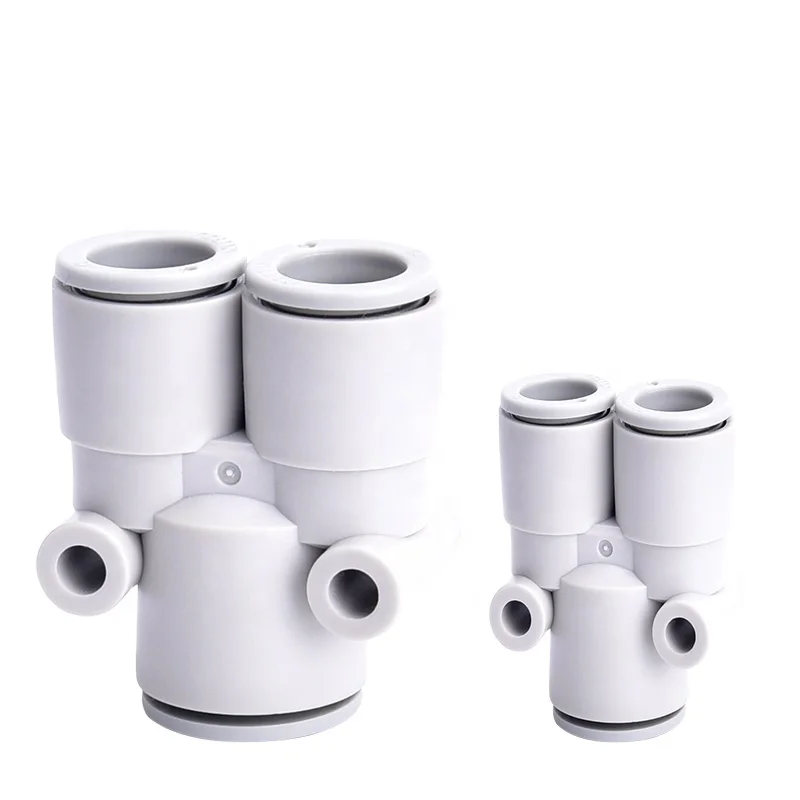 KQ2U Series SMC type Pneumatic plastic 3 ways air hose fittings connector KQ2U04-00A