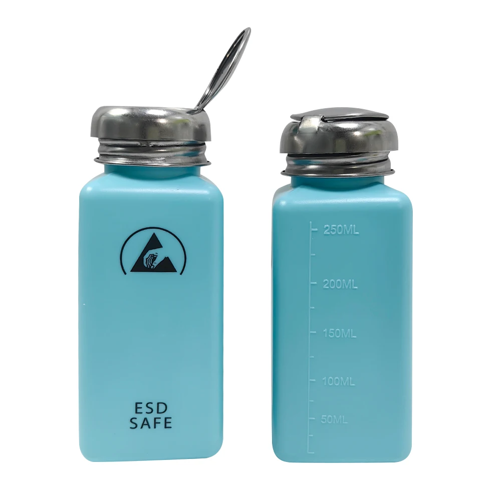 ALLESD 8oz ESD Пластиковый Дозатор растворителя антистатический дозатор бутылка алкоголя