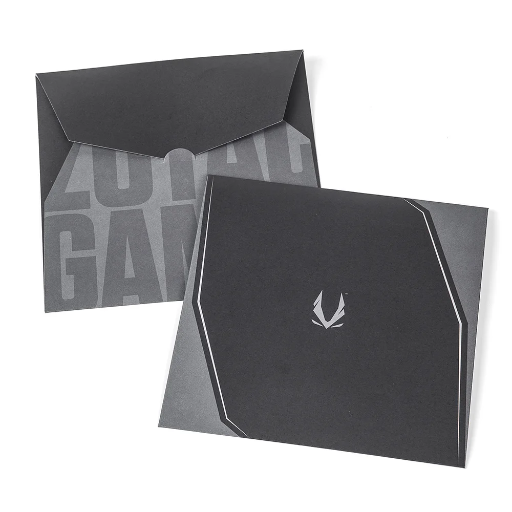 Высококачественные плотные бумажные Чехлы для DVD/CD фабричные оптом чехлы с откидной крышкой черного цвета принтом логотипа