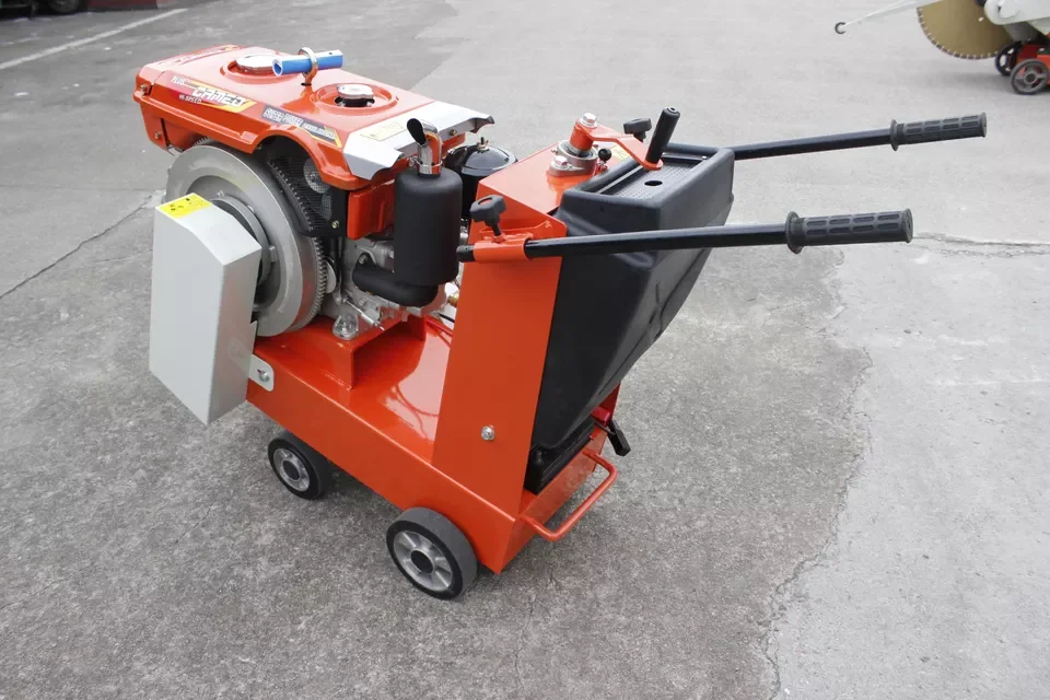 Portable 220mm Cutting Depth 260kg Concrete Joint Cutter Concrete Wall Cutter Portable Concrete Cutter