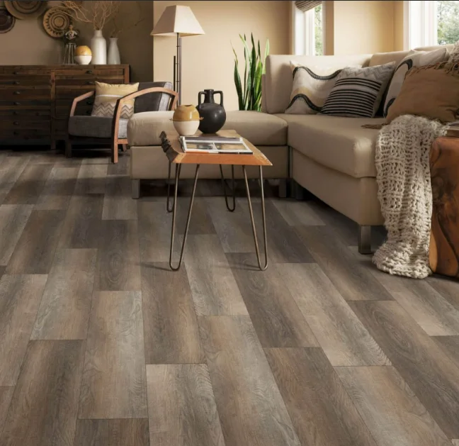 Luxury wood grain 4mm 5mm 6mm PVC click lock spc flooring vinyl flooring plank elegant vinyl flooring with EVA/IXPE backing