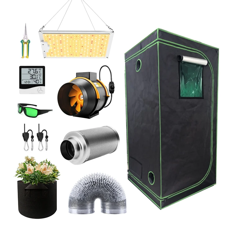 Perfect wholesale customized cheap hydroponic 1680d 10x10 heavy duty grow tent complete kit for plant growing garden greenhouses