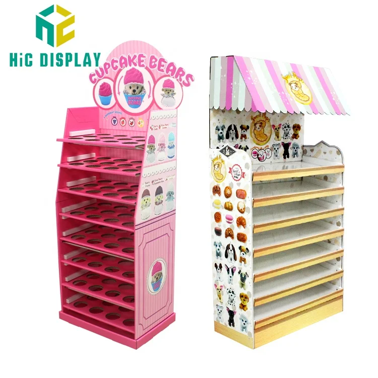 HiC Custom 3 tier FSDU рекламная картонная стойка
