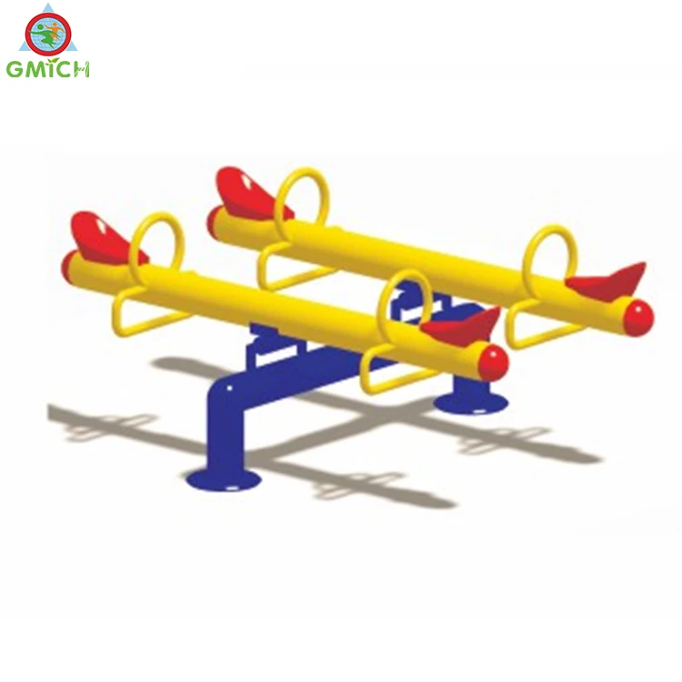 Hot Sale Popular Classic Outdoor amusement park Seesaw Playground Kids Two Seats Seesaw For Kids