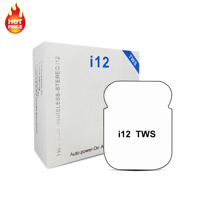 Фабрика прямой ценовое преимущество i12 бесплатные образцы Bluetooth-гарнитура цена Bluetooth в ухе
