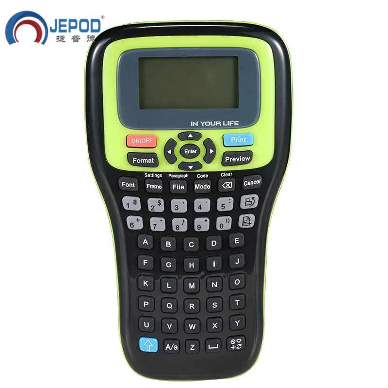 JEPOD handheld metal machine scale barcode label ribbon foil sticker printer with best price