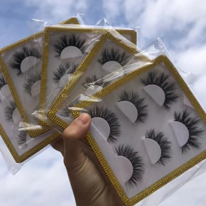 25mm Eyelashes Mink 25 Mm 3d Mink Lashes Bulk Wholesale Natural Dramatic False Eyelashes With Free Eyelash Boxes Packaging