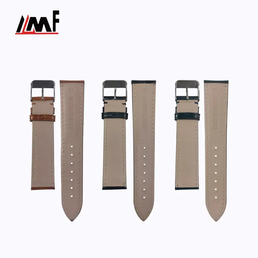 Oem Multicolor Stylishly Designed Multi Size Italian Leather Accessories Watch Leather Bracelet Straps For Wristwatches