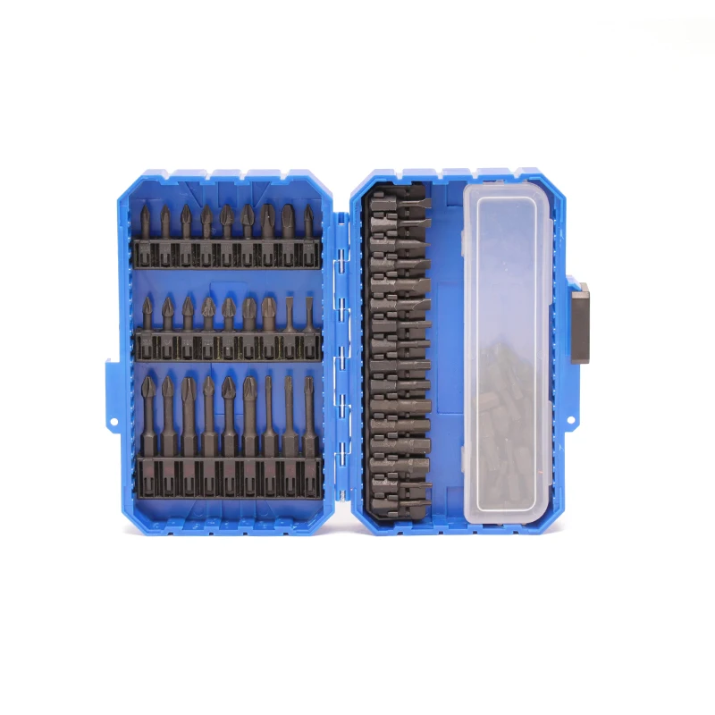 Power tool accessories S2 material black 63pcs PH SL T S Screwdriver impact bits set