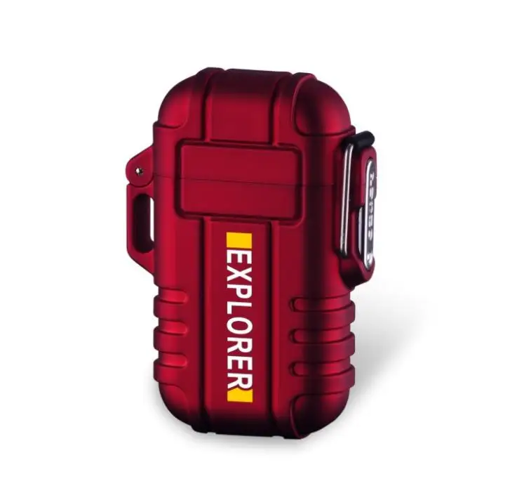 USB Rechargeable Waterproof Dual Arc Electric Lighter Outdoor c