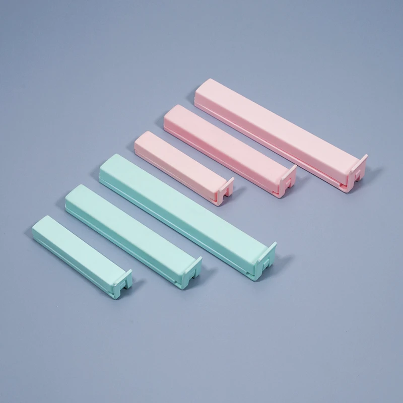 Midium size wholesale custom LOGO colorful plastic sealing clip for food at low price