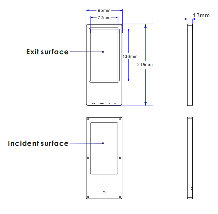 Mini Passive 3D Modulator for Home Theater Home Cinema 3D Polarization Modulator works with DLP-link projectors/VESA