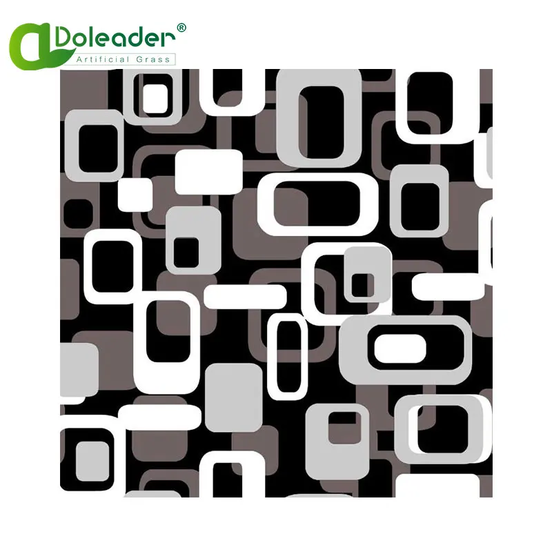 Classic geometric abstract 3D PVC hotel restaurant bar decoration wallpaper wall paper rolls stock lot