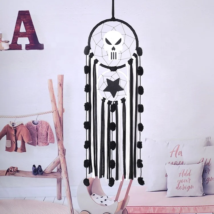 Hotsale Wall-Hanging Room Decoration Hand Made Dream Catcher Indian Dream Catcher Halloween Decoration