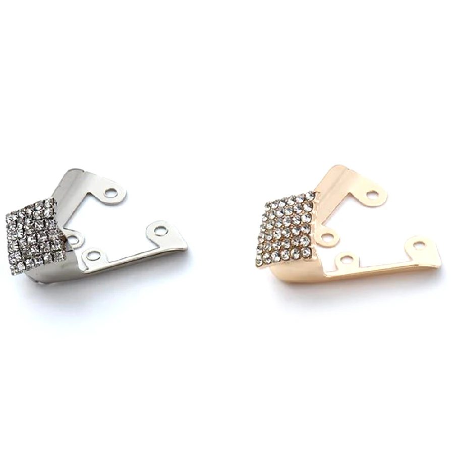 Zinc Alloy Electroplating Shoe Buckle Accessories Shoe Chain Buckle Shoes Decoration Buckles