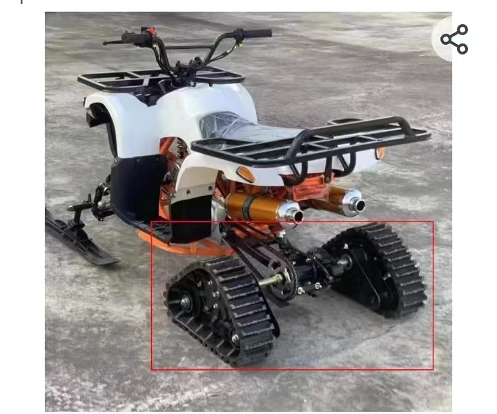 Small Robot Crawler Wheelchair Stair Climbers Rubber Track