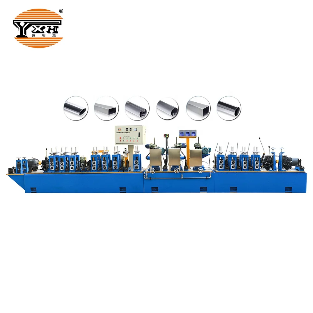 Foshan YXH Carbon Steel Stainless Steel Tube Making Machine to Make Square & Round Pipe