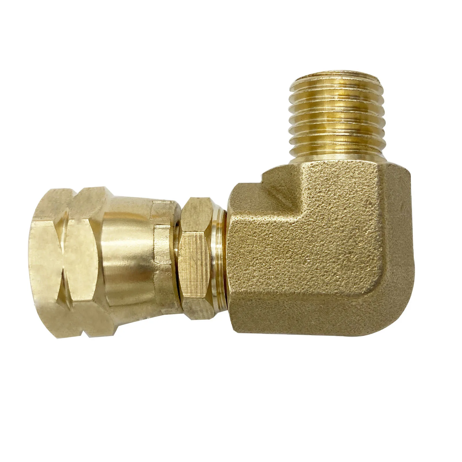 LPG Brass Connection Angle 90 1/4 Inch Left Gas Cooker Hose Angle Adapter Gas Connection  Gas Elbow