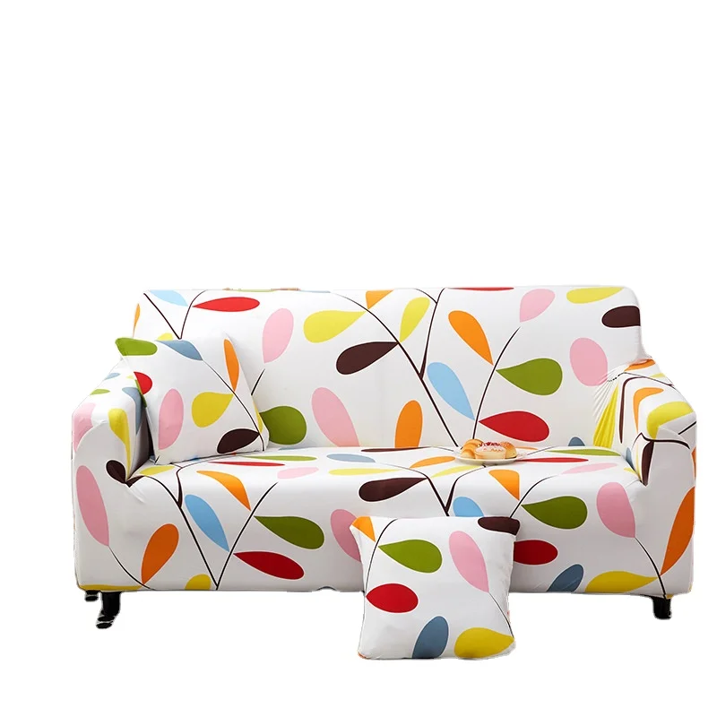 
Home Decoration Universal Size 1/2/3/4 Seater Printing flower Stretch Sofa Cover  (62581965626)