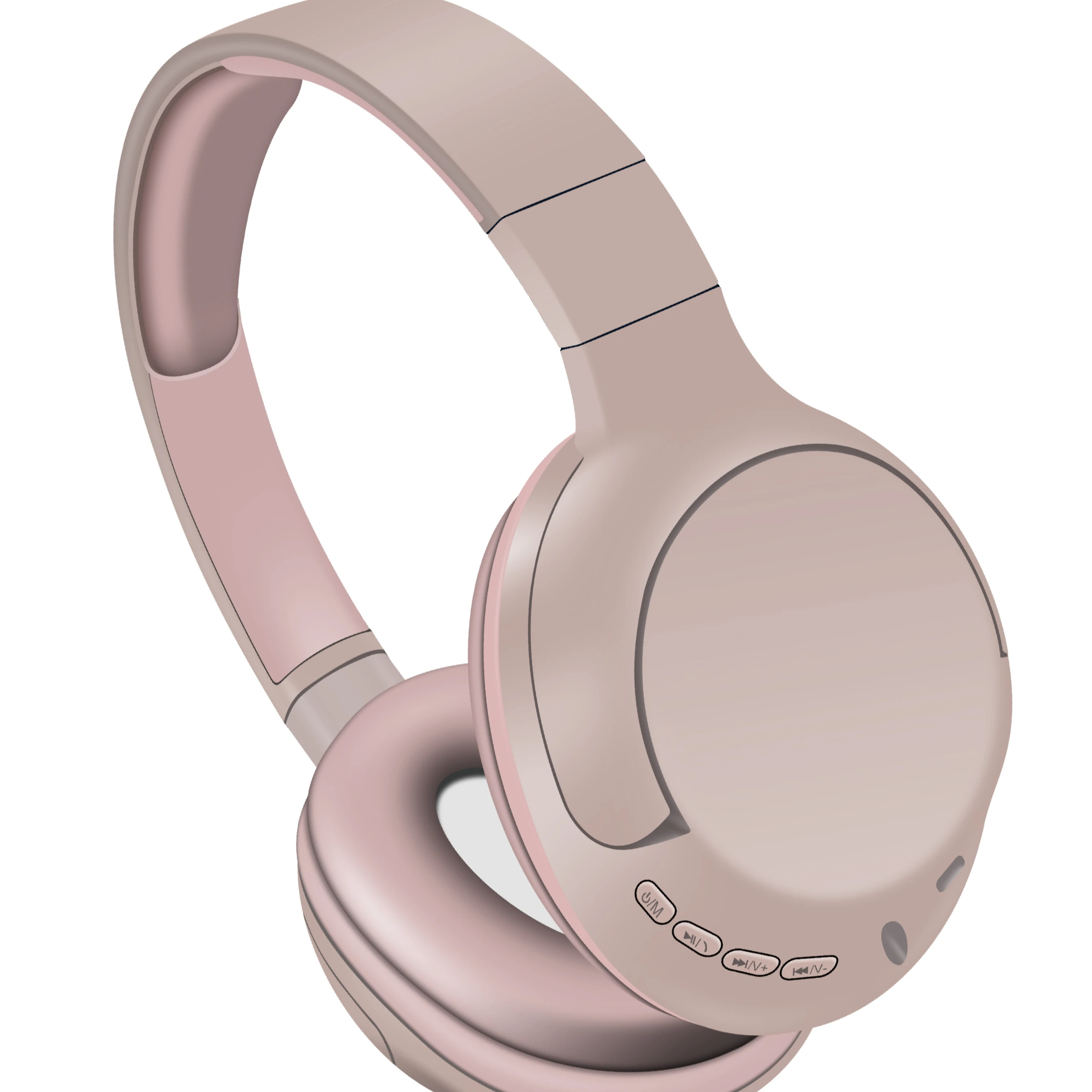 Wireless Headphone Over Ear Studio Headphone 40mm Driver With 3.5mm Audio Cable