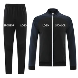 Football Uniforms High School 2022 New Men Soccer Jerseys Sets Running Jackets Sports Long Sleeve Jacket Football Tracksuit