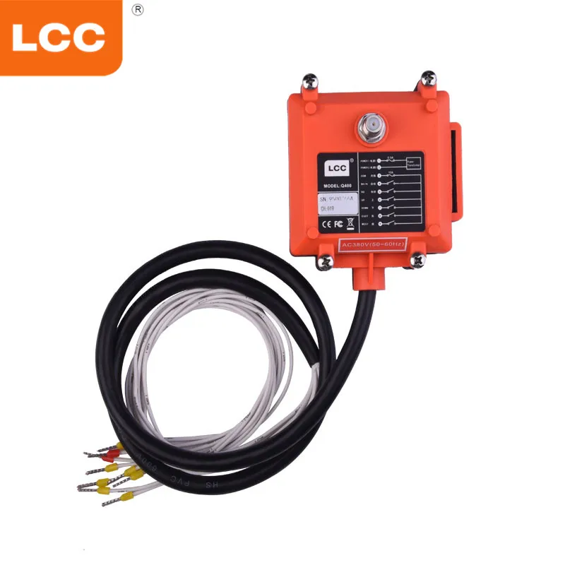 Q400 LCC 4 button single speed wireless industrial Remote control systems for flatbed tow trucks with transmitter receiver winch