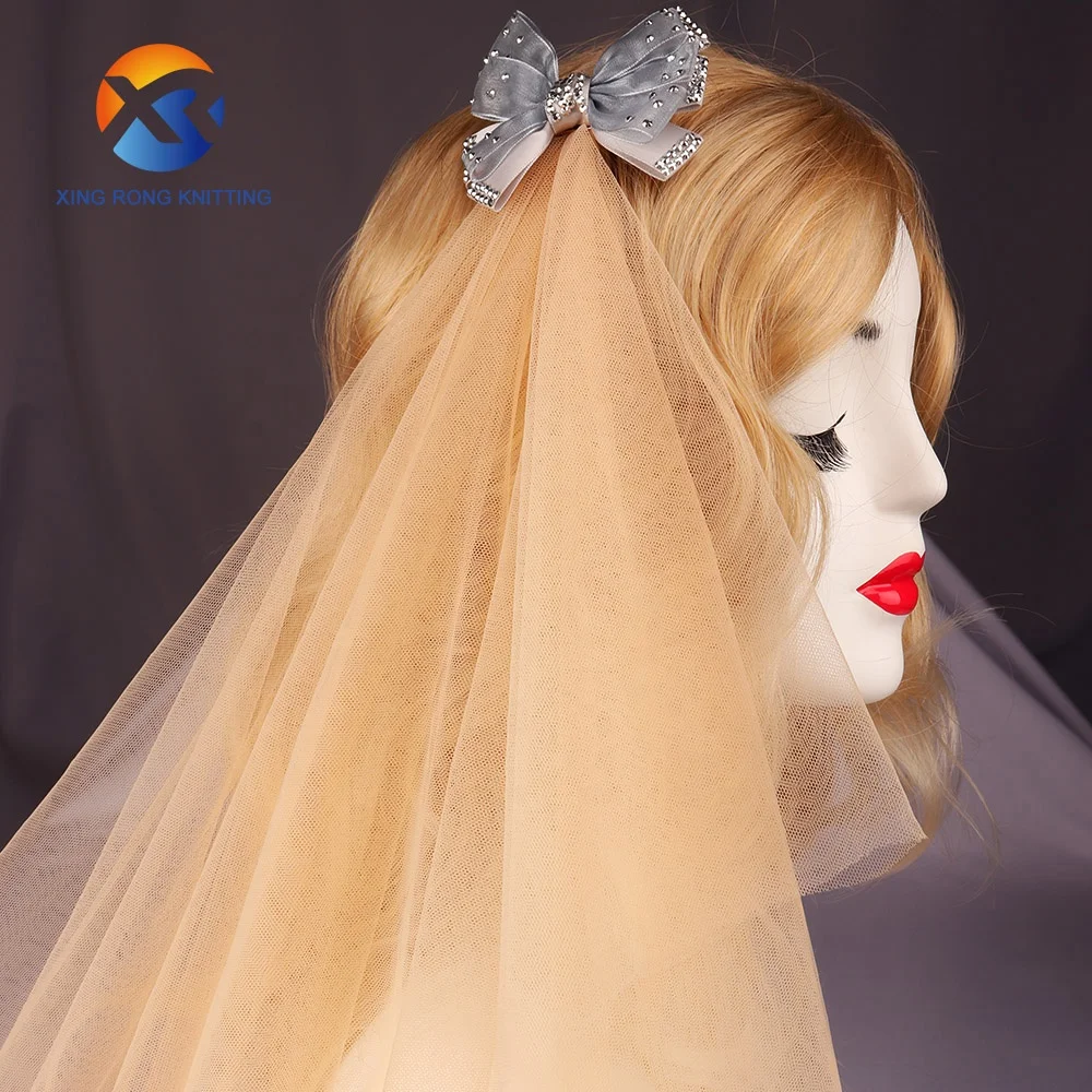 Premium Quality 100% Polyester White Tulle Fabric Sheer Mesh For Bridal Dress Skirt 20D Yarn Count For Girls