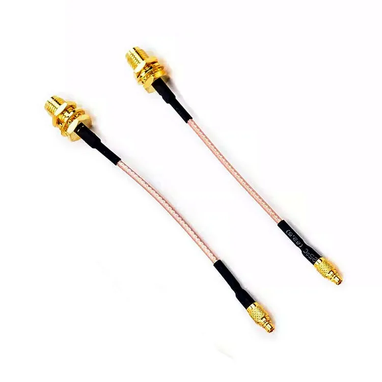 MCX Male Plug Straight To RPSMA Female Jack Bulkhead Adapter RG316 Pigtail Cable For Wifi Antenna