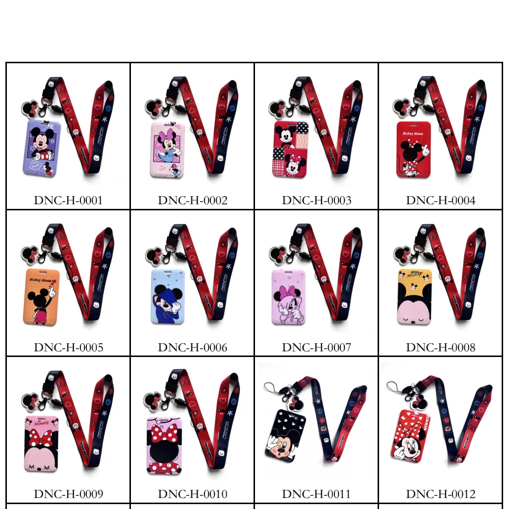 DNC Popular Printed Movie Custom Cartoon logo Lanyard with Id Holder
