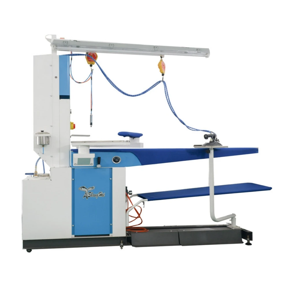 Professional Commercial Laundry Equipment Industrial Laundry Garment Ironing Table with Steam Generator
