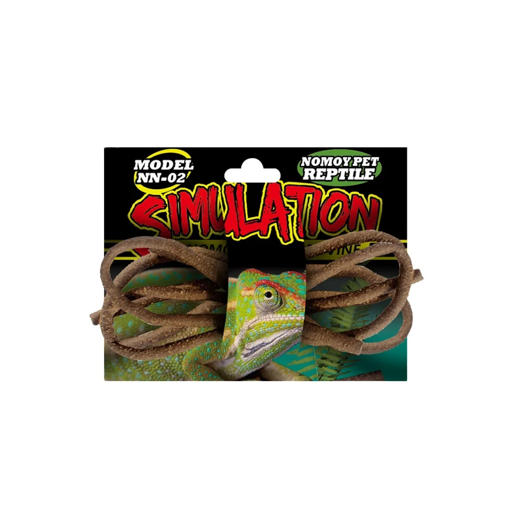 New Design Small Size PVC Flexible Reptile Climbing Vines Artificial Plants For Terrarium Landscape