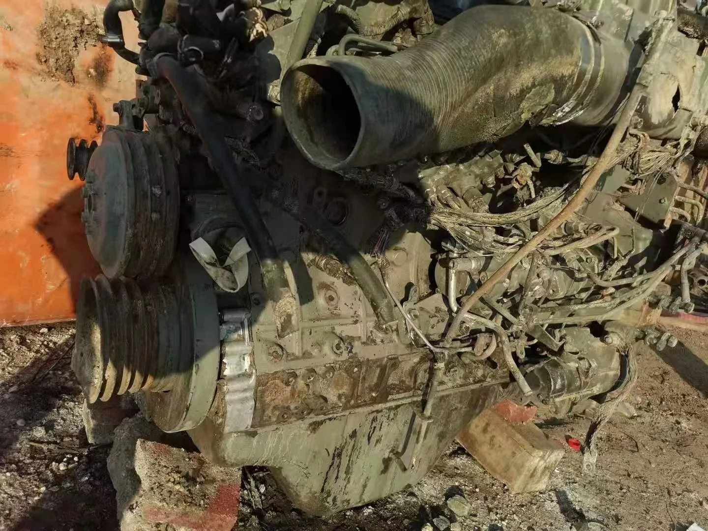 Original good used ZX490 ZX490-5A 6UZ1 Diesel engine assy from ISUZU 6UZ1 engine