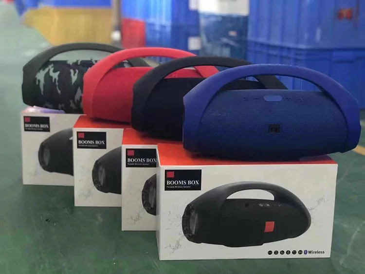 AT Hot Sell Outdoor Bass Sound Speaker Portable Wireless Speaker With Ip67 Portable Boombox 2 Speaker