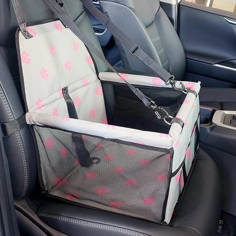 Wholesale Comfortable Convenient Pet Carrier Dog Booster Car Bucket Seat Travel Bag Funda de Asiento de Coche para Perros