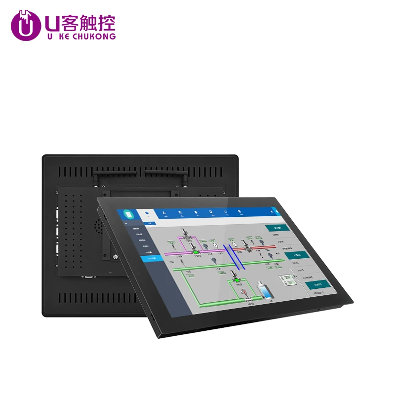 HD wall mount computer with 12.1 inch resistive touch screen and core i5 3th generation processor Built in WIFI and support VGA