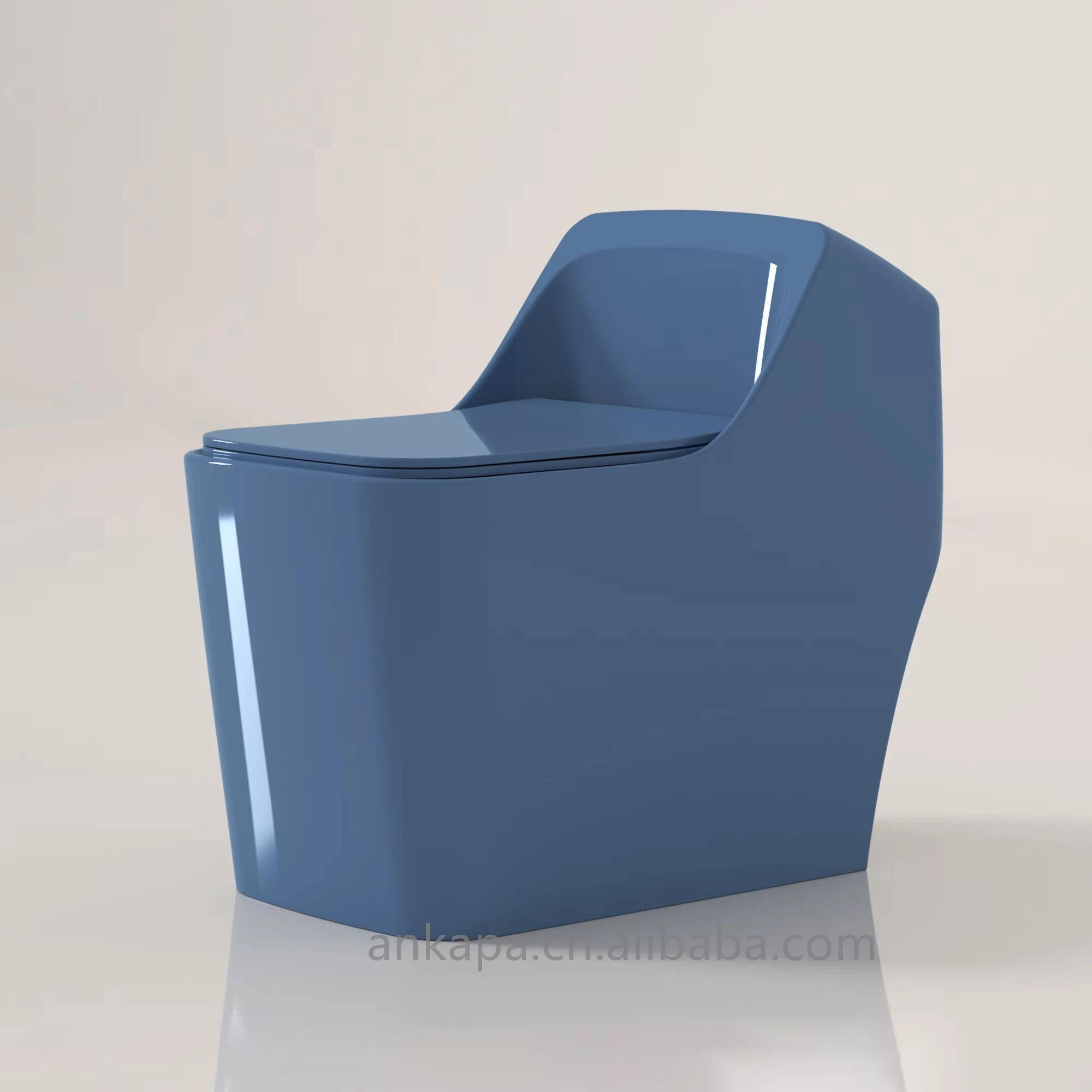 Modern design double flush S-trap siphon integrated ceramic colored toilets square bathroom floor standing toilet