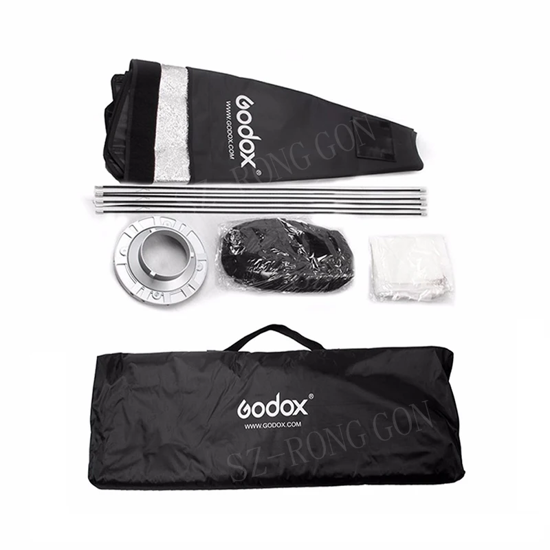  Софтбокс Godox 35 см x 160 с креплением Bowens оборудование для фотостудии софтбокс вспышки