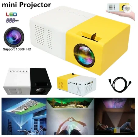 Factory price Mini J9 1500 lumens home theater Lcd mobile phone projector