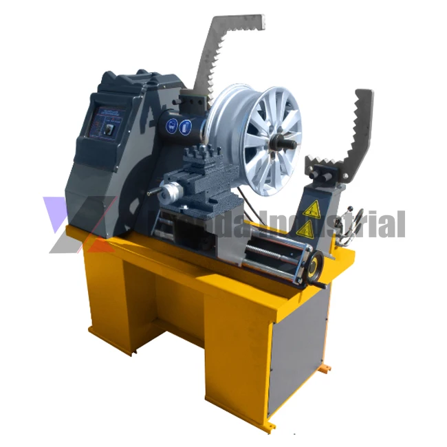 Rim straightening Lathe machine shaping wheel steel ring repair machine for sale