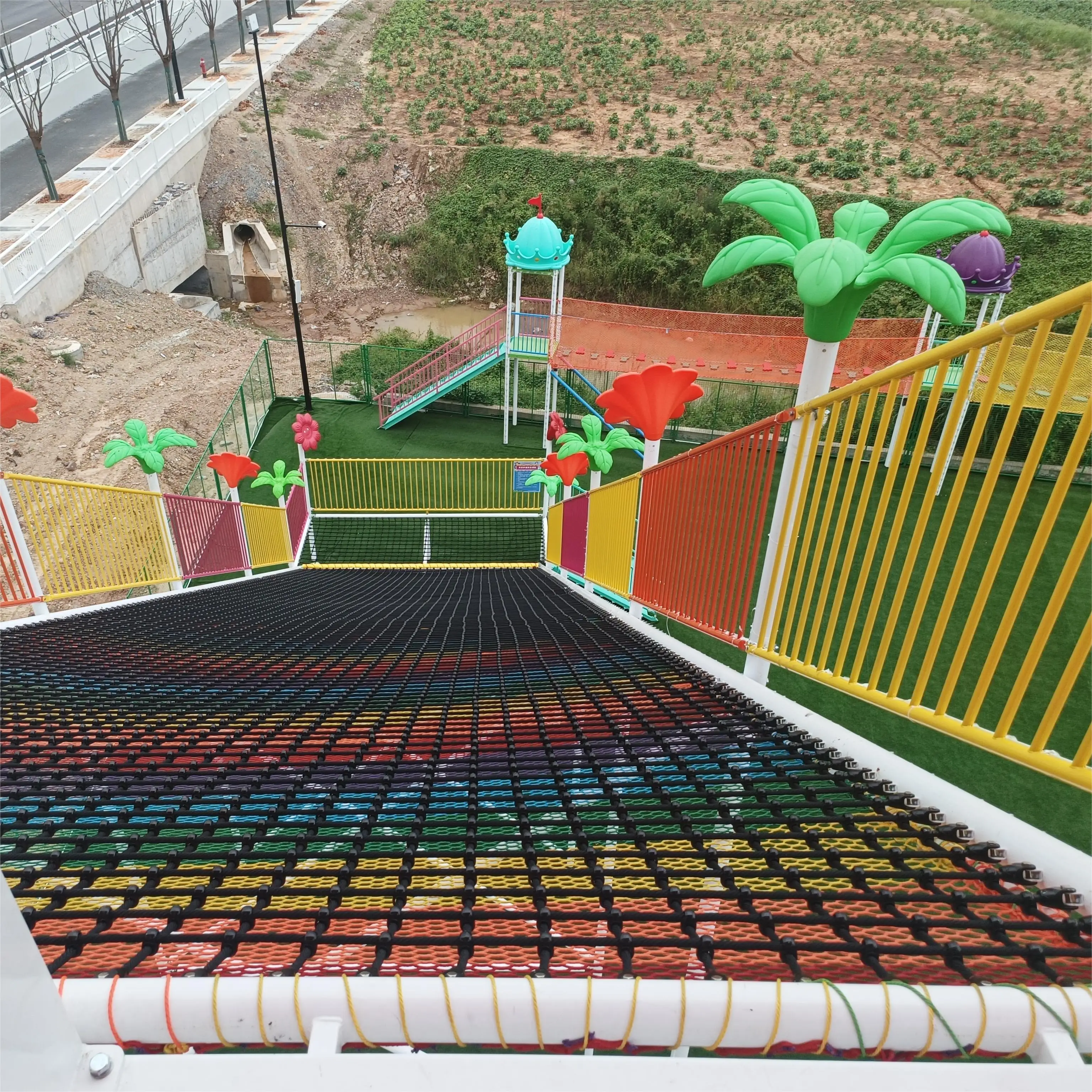 Amusement Park Ride  Kids Play Salon Swings  Seesaw Play Ground Kids Slides and Swing Play