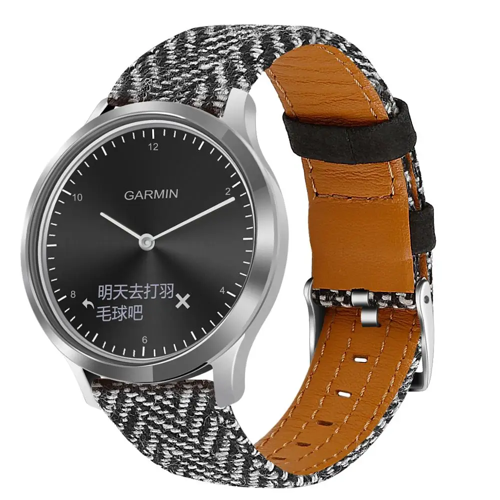 
Wholesale Canvas Watch Band Replacement Watch Strap for Garmin HR 