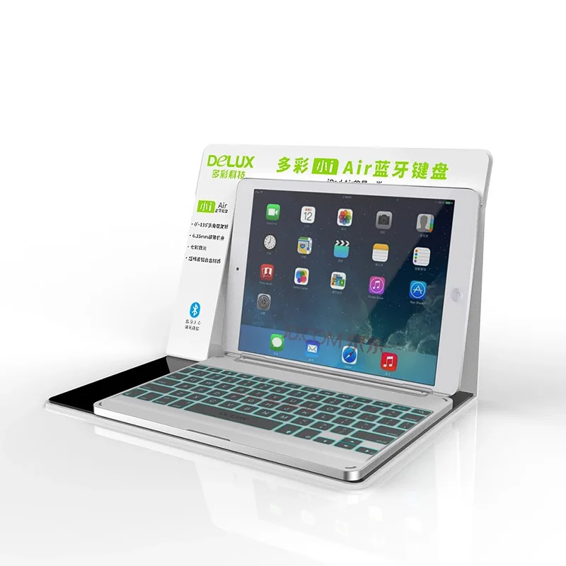 New acrylic computer display stand keyboard Flat acrylic transparent display stand for electronic digital exhibition hall