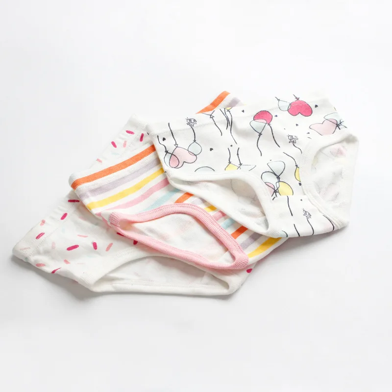 
Wholesale high quality organic cotton underwear girls panties briefs 3pcs/set 9U314 