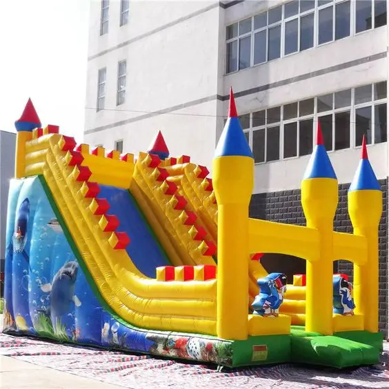DER Commercial Pvc Bounce House Jumping Bouncy Castle Inflatable Bouncer With Banner