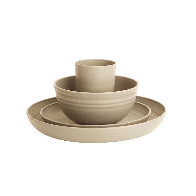 Wheat Straw Dinnerware Sets / Unbreakable Dinnerware Sets / Dishwasher Microwave Safe Dinnerware