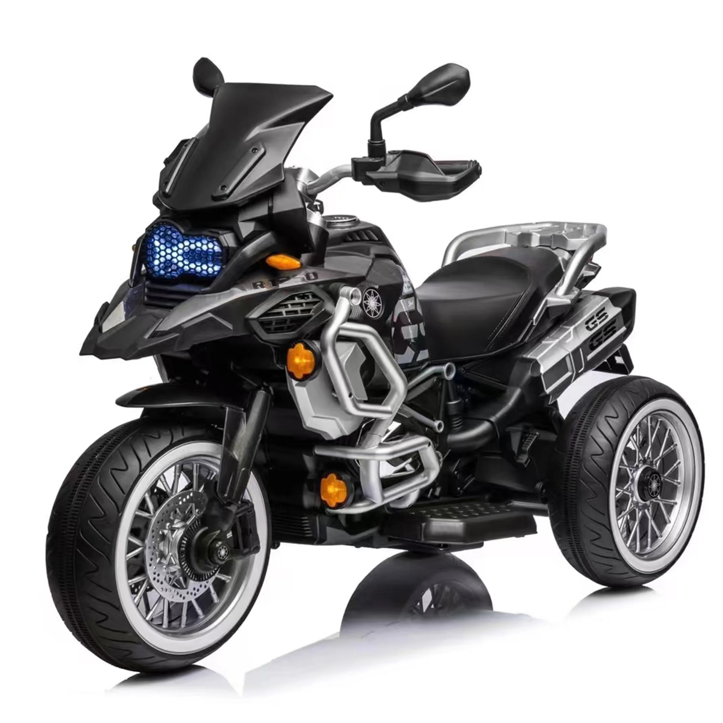 Hot sale kids cool motorcycles toys big motor three wheels remote control wholesale for kids