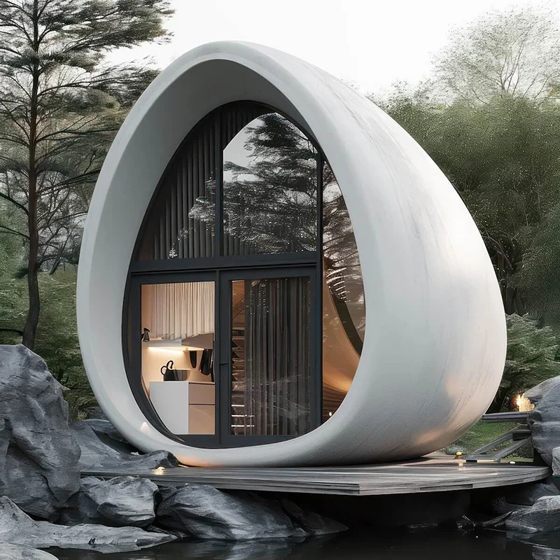 Capsule House Capsule with Kitchen Model Space Capsule Home Living Room Flat Pack
