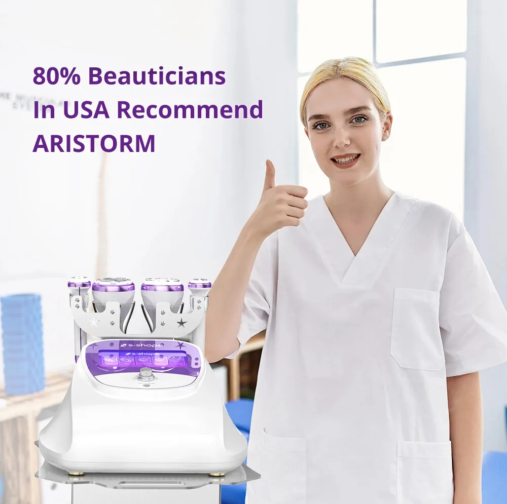 Hot sale Cavitation 2.5 30K S Shape Body Fat Reduce Slim RF EMS Face Skin Lift EL Beauty Salon Equipment