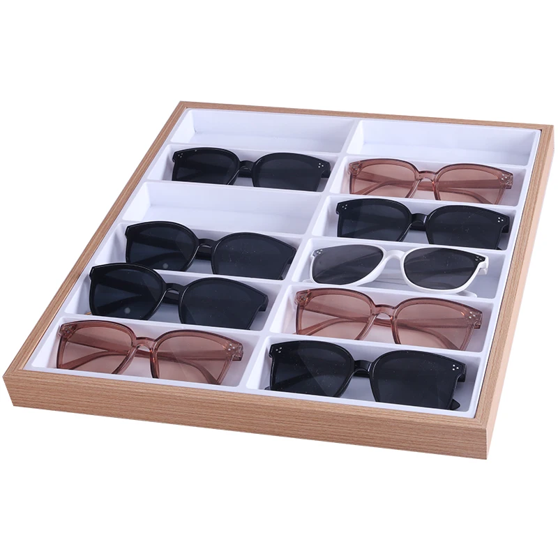 Wholesale Sunglasses Case 12 Pcs Sunglasses Storage Box Small Display Trays For Eyewear